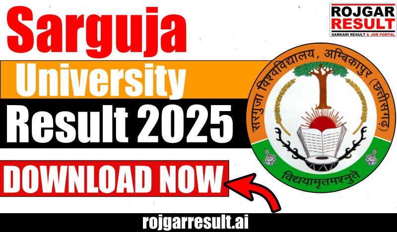 Sarguja University Result 2025